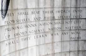 A Biblical Verse Written on the Stone Heart of the Wild Beast as Propaganda