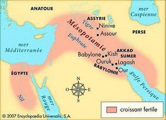 The city of Babylon was in present-day Iraq, not far from Baghdad, in the south, by the Euphrates river